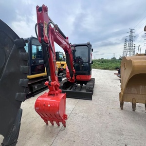 Miniexcavadora Hidráulica Usada Kubota U35 de 3.5 Toneladas, Compacta y Flexible, con Cabina Climatizada para Hogar y Granja - Product Image 4