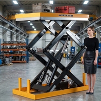 Table élévatrice à ciseaux électrique sur mesure CE, plateforme à ciseaux à course réglable, série HWS JIALITE pour ligne d'assemblage, support OEM