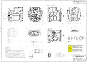 Motor y Caja de Cambios para Conversión de Autos Sedán, 32KW/60KW, 250-450V, Controlador PMSM de Alta Velocidad - Product Image 2