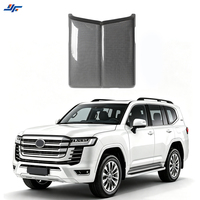 Pour Toyota Land Cruiser 300 LC300 : Accessoires – Cache-accoudoir central en fibre de carbone, couvercle de console, ensemble complet