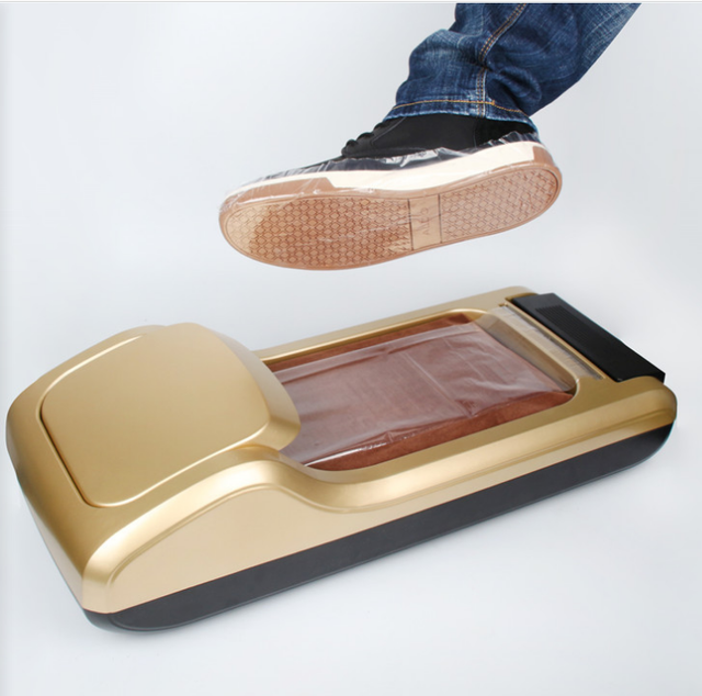 Automatic Disposable Shoe Cover Dispenser Machine Plastic Film Boot Cover for Home Office Hotel Simple Style for Cleaner Usage