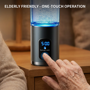 Bouteille d'eau riche en hydrogène à froid, haute pureté et sûre, pour voiture et usage domestique, soutien articulaire et santé des seniors, antioxydant, à commande tactile. - Product Image 3