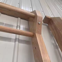 Bar Dinding Kayu Senam, Bar Dinding Kayu Ganda, Peralatan Senam untuk Dijual, Tangga Anak