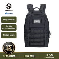 Sac à dos tactique MOLLE en nylon 500D résistant à l'usure pour le camping, la randonnée et la chasse