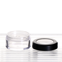 Pot vide rond personnalisé pour poudre libre avec tamis, 5g, 10g, 15g, vente en gros