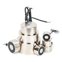 Électroaimant rond industriel 3 ~ 3000N Aimant métallique de levage de force D8 ~ 300mm Aimant à ventouse électromagnétique certifié CE