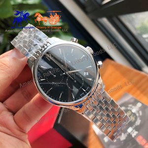 Montre-bracelet à quartz ultra-fine pour hommes d'affaires, qualité 5A, haut de gamme, avec trois cadrans intégrés, bracelet étanche et calendrier - Product Image 2