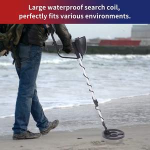 MD4030P Entry Level All <span class=keywords><strong>Metal</strong></span> <span class=keywords><strong>Detector</strong></span> 8 \ "Waterproof Search <span class=keywords><strong>Coil</strong></span> Ajustável Lightweight DISC para Uso Industrial - Product Image 5