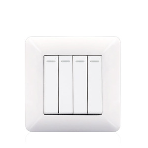สวิตช์เปิด/ปิดผนังไฟฟ้าอเนกประสงค์มาตรฐาน EU US AU สีขาว220V 10A 2Gang - Product Image 2