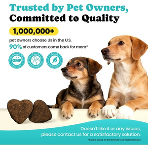 Friandises à Mâcher Apaisantes Anti-<span class=keywords><strong>Anxiété</strong></span> pour Chiens – Compléments Alimentaires Santé pour Animaux <span class=keywords><strong>de</strong></span> Compagnie à base <span class=keywords><strong>de</strong></span> Mélatonine, Camomille Bio et L-Théanine - Product Image 6