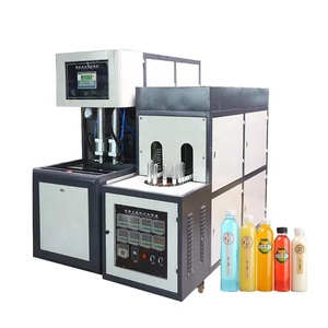 Machine de soufflage par injection de bouteilles en plastique semi-automatique de petite taille pour boissons en Chine - Product Image 5