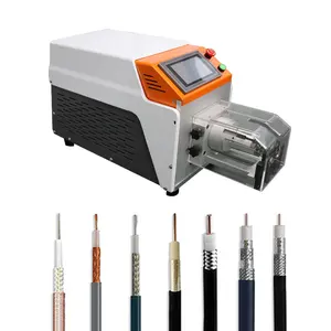 NEW Hot Sale Original Factory Automatic Multilayer RF/RG Coaxial Cable Rotary Stripping Peeling Machine