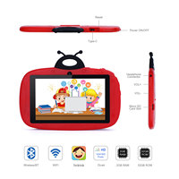 C Idea Mini tableta de aprendizaje para niños con pantalla HD y software de aprendizaje Iwawa-Red Nuevo procesador de cuatro núcleos