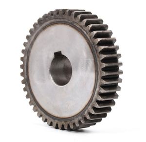 เฟืองเหล็กคุณภาพดี MIGHTY C45 แบบ Spur Gear 12-100 ฟัน รูนำทางสำหรับเกียร์ส่งกำลัง ได้รับการรับรองมาตรฐาน ISO9001 รับประกัน 1 ปี น้ำหนัก 2 กก. - Product Image 3