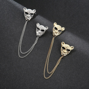 Broche de costume pour homme, bijoux DIY, ornement de vêtement, épingles à badges, chaîne en or et argent, insecte, plante, animal, corsage, cadeau pour homme, blazer, broche de revers - Product Image 3