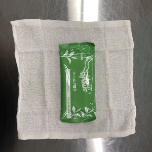 Custom Eco-Friendly Disposable Individually <b>Wrapped</b> 1pcs Scented Wet <b>Towel</b> for Airline Hotel Gym - Product Image 1