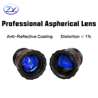 ZhongYang Cost-performance 1x Waterproof Glass Objective Lens 25.1mm EFL 1.23 F-Number for PVS14/PVS31 Night Vision Optical