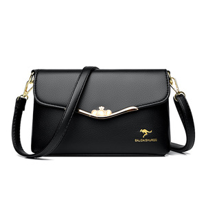 กระเป๋าสะพายไหล่ผู้หญิงแฟชั่นใหม่ สไตล์ลำลอง เรียบง่าย หนัง PU นุ่ม จุของได้เยอะ ใช้ได้ทุกวัน - Product Image 1