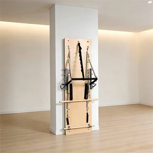 <span class=keywords><strong>Barre</strong></span> de Pilates murale réglable certifiée CE - Équipement d'entraînement à mouvements complets Pilates Reformer - Product Image 3