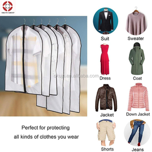 Ver imagen más grande proveedor China de encargo transparente barato ropa de ropa cubierta de la bolsa - Product Image 6