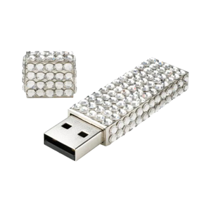 Modern <strong>Classical</strong> Rectangle Crystal 3.0 USB <strong>Memory</strong> <strong>Flash</strong> Drive Luxury Rhinestones 32GB/64GB USB 2.0 New 1-Year Warranty Private - Product Image 3