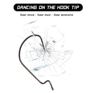Vente en gros usine Hameçons <span class=keywords><strong>de</strong></span> pêche à la truite en acier à haute teneur en carbone B2A 4X renforcés, à pointe décalée, courbure en Z, pour montage Texas Rig EWG, pour leurres souples en rivière/ruisseau - Product Image 6