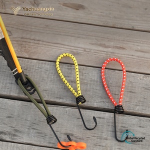 Corde élastique de camping en plein air, crochet en métal, sangle de fixation de tente, toutes saisons, 1 pièce - Product Image 6