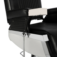 Chaise de Barbier Hydraulique 2025 en Promotion, Couleur Marron, Inclinable, Équipement de Salon et Spa, Offre Spéciale