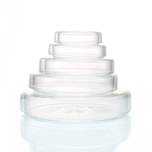 Placas de Petri de Vidrio Huida de 60, 75, 90, 100, 120, 150 y 180 mm, de Borosilicato, para Uso en Laboratorio - Product Image 3