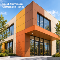 Panneau composite en aluminium massif de qualité extérieure 4 mm, finition argent brossé, écologique et recyclable pour cloison