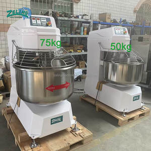 Mélangeur spiral automatique robuste 75 kg, pétrin industriel <span class=keywords><strong>pour</strong></span> la production de <span class=keywords><strong>pain</strong></span>, de pizza et de produits de boulangerie - Product Image 3