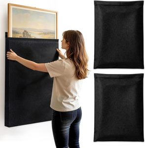 Bolsa de Mudanza para Cuadros de Fieltro de <span class=keywords><strong>40</strong></span>" <span class=keywords><strong>x</strong></span> <span class=keywords><strong>30</strong></span>", Bolsa de Almacenamiento para Espejos y Cuadros, Bolsa Protectora Reutilizable para Mudanza y Almacenamiento de Obras de Arte - Product Image 1