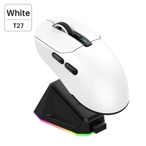 New 2.4GHz+BT 2400dpi USB Rechargeable <strong>Wireless</strong> Gaming <strong>Mouse</strong> with Charging <strong>Dock</strong> Function, Suitable for PC Laptops - Product Image 2