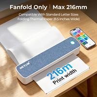 Imprimante thermique portable NETUM A4 pour factures de contrats et usage professionnel mobile, 203 DPI, connectée, en stock