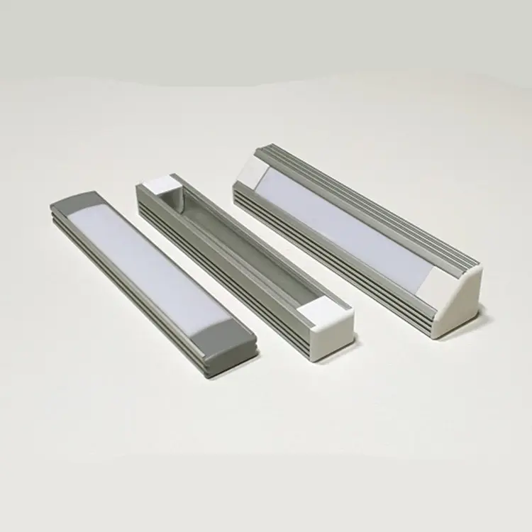 중국 제조자 알루미늄 led 열 싱크 얇은 led 알루미늄 단면도 알루미늄 t5 led 관