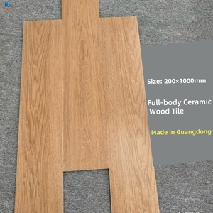 Carreaux de <span class=keywords><strong>sol</strong></span> effet bois antidérapants R10 200x1000mm pour hall d'hôtel, café et maison - Product Image 1