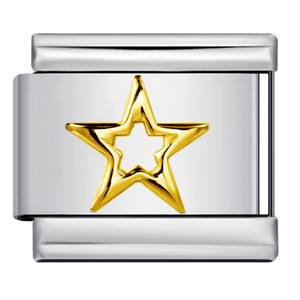 DIY Accessories Star Eyes Elastic Handmade Modular Italian Charms Stainless Steel Fashion Jewelry <b>Bracelets</b> for Wholesale 2024 - Product Image 2
