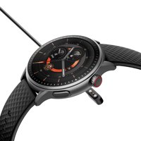 Montre connectée unisexe Starmax GRACE 2025, écran AMOLED, connectivité NFC, charge magnétique, bracelet en caoutchouc, étanche 3 ATM, compteur de pas