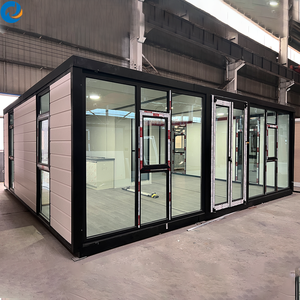 Vente chaude Maison conteneur modulaire préfabriquée à double aile extensible pour la construction Appartements Cuisines Salles de bain Bureaux - Product Image 1