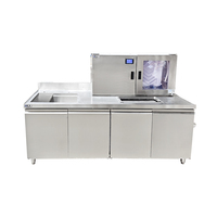 Machine à glaçons intégrée entièrement automatique en acier inoxydable Lanxin, personnalisation