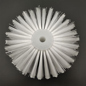 Rodillo de cepillo de nailon, cilindro de plástico blanco personalizado para guante de goma - Product Image 4