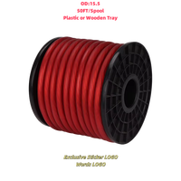 Nueva Personalización de Cables de calibre 0 para Audio de coche Conductor CCA de muesca superior 7*7*58/0.15 Subwoofers automáticos cables eléctricos para la venta