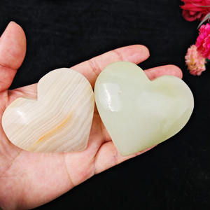 Cristal en Forma de Corazón, <span class=keywords><strong>Jade</strong></span> Afgano, Textura Suave, Cristal Curativo, <span class=keywords><strong>Verde</strong></span> Claro, para Decoración, Gran Venta - Product Image 4