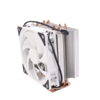 Fabricant personnalisé aluminium lumière colorée refroidisseur de processeur dissipateur de chaleur noir radiateur d'ordinateur