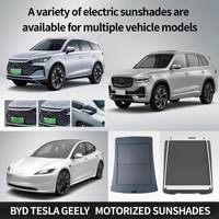 Pare-soleil électrique compatible avec Tesla Model 3 Highland 2024-2025, protection solaire, réduction de chaleur, pare-soleil avec panneaux coulissants