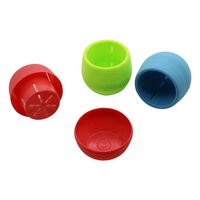 Pot Bunga Bulat Mini Plastik Lucu, Pot Tanaman Sukulen, Pot Bunga Taman Rumah Kantor, Pot Tanaman Desktop