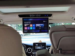 Toyota Van PREVIA Motorhome Luxe VIP avec écran rabattable, mise à niveau de l'écran rabattable, nouveau système motorisé d'écran rabattable - Product Image 3