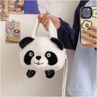 Prend en charge la conception Kawaii Panda peluche dinosaure Hello Kt sac à bandoulière sac à dos peluche cartable peluche poupée sacs