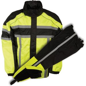 Combinaison de pluie verte pour homme en cuir Milwaukee, vêtements de sécurité réfléchissants résistants à l'eau, bande verte SH233113 - Product Image 2