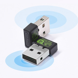อะแดปเตอร์ไวไฟไร้สายมินิยูเอสบี 150Mbps พร้อมไดรเวอร์ฟรีสำหรับแล็ปท็อป การ์ดเครือข่ายภายนอก - Product Image 3